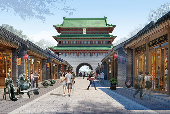 安陽市南大街改造工程啟動(dòng) 鎮(zhèn)遠(yuǎn)門和鼓樓將在原址重建