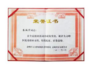 優(yōu) 秀創(chuàng)業(yè)女性